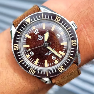 Hruodland Retro Nh35 Men's Automatic Mechanical Watch 40mm Sapphire Stainless Steel Waterproof 20Bar Luminous C3 Reloj Hombre