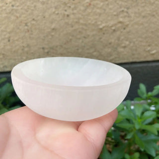 Carved Quartz Crystal Healing Bowl