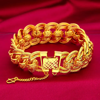 Hollow Fried Dough Twist Bracelet