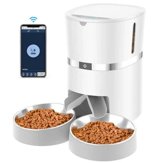 Automatic Dual Bowls Pet Feeder