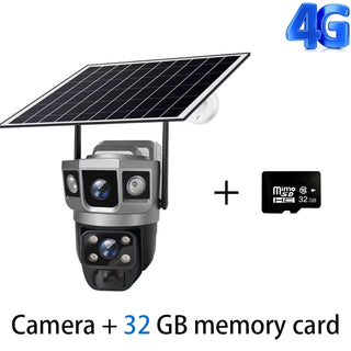 Outdoor Security WiFi 12MP Solar IP Camera
