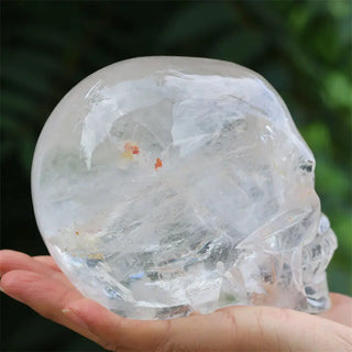 Clear Quartz Crystal Healing Skull