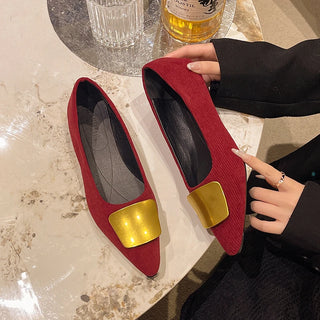 Luxury Pointed Toe Flats Shoes