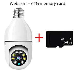 Night Security Light Bulb Camera