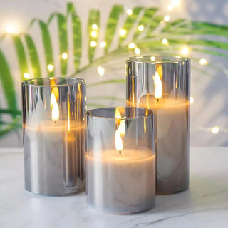 Flameless LED Electronic Candle Atmosphere Candle Lamp With Remote Timer Plastica Candles For Wedding Party Christmas Home Decor