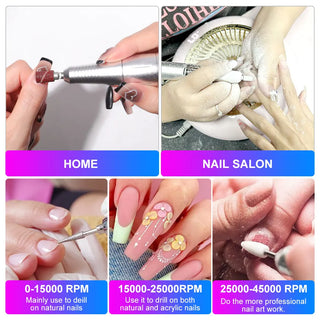 Electric Rechargeable Nail Drill Machine