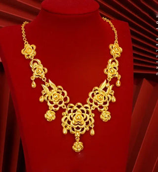 Ladies Wedding Flower Necklace