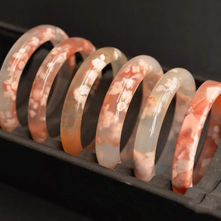 Genuine Agate Healing Gemstone Bangle