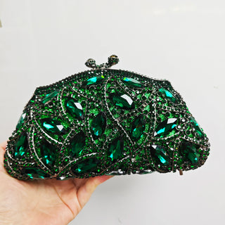 Big Rhinestone Evening Clutch  Purse