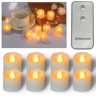 Remote Control Flickering Flameless Candles