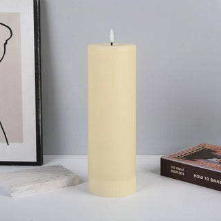 Large Flickering LED Flameless Candles