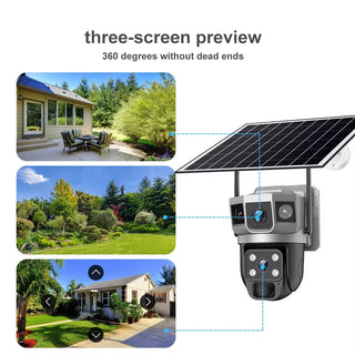 Outdoor Security WiFi 12MP Solar IP Camera