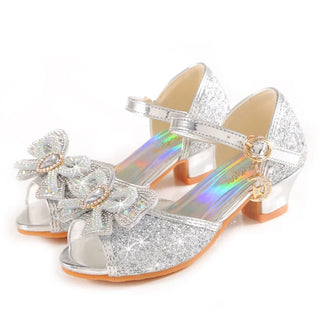 Princess Bowtie Pearl Dancing Shoes