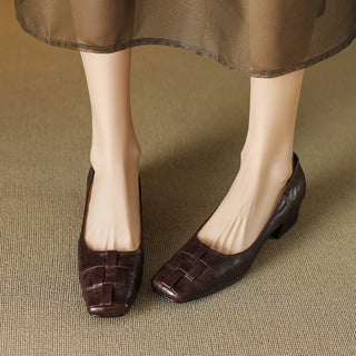 Genuine Leather Professional Flat Shoes