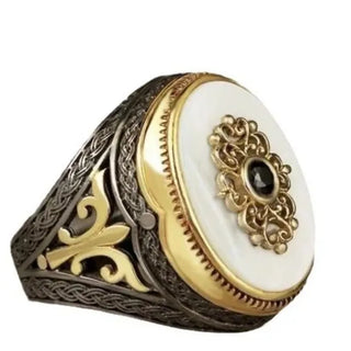 Men's Vintage Gemstone Cocktail Ring