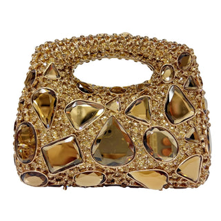 Luxury Rhinestone Bridal Wedding Clutch Purse