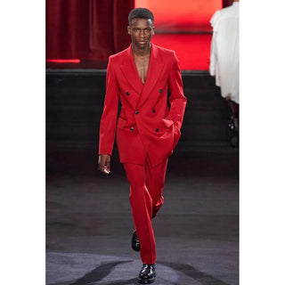 High-quality Double Breasted Men Suit