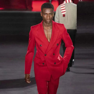 High-quality Double Breasted Men Suit