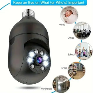 Wireless Projection Panoramic Camera Bulb