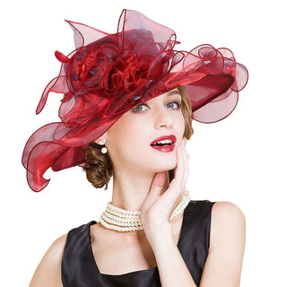 Wide Brim Kentucky Derby Fascinators Hat