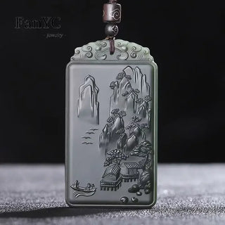 High-grade Double-sided Carving Pendant