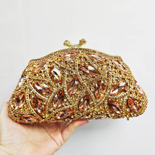 Big Rhinestone Evening Clutch  Purse