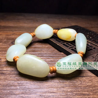 Qinghai Material Jade Stone Bracelet