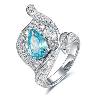 Luxury High Carbon Diamond Cocktail Ring
