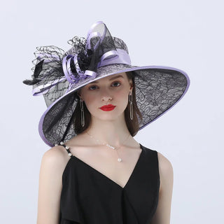 Vintage Wide Brim Fascinating Hat