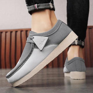 Vintage Luxury Slip On Suede Shoes