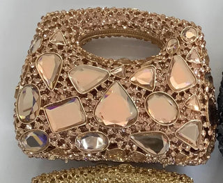 Luxury Rhinestone Bridal Wedding Clutch Purse