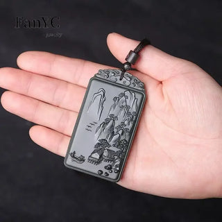High-grade Double-sided Carving Pendant