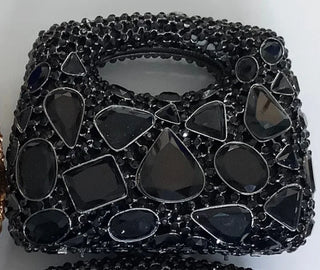 Luxury Rhinestone Bridal Wedding Clutch Purse