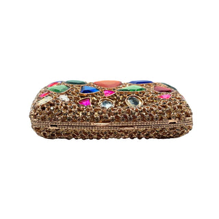 Luxury Rhinestone Bridal Wedding Clutch Purse