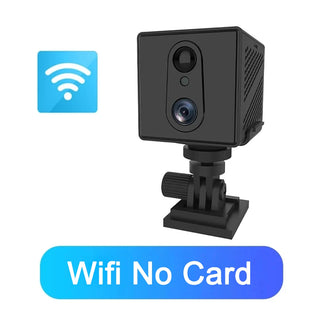5MP 4G SIM Card Mini Camera Indoor Night Vision Surveillance Security Monitoring Rechargeable 3000 mAh Battery Powered Home Cam