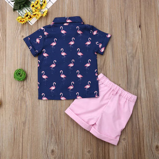 Toddler Boy Short Sleeve Shirt Set