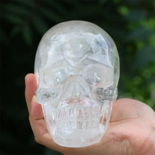 Clear Quartz Crystal Healing Skull