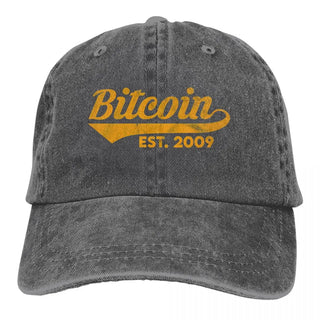 Vintage Retro Classic Bitcoin Caps