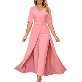 Women's Fashion Ankle-tied Jumpsuit